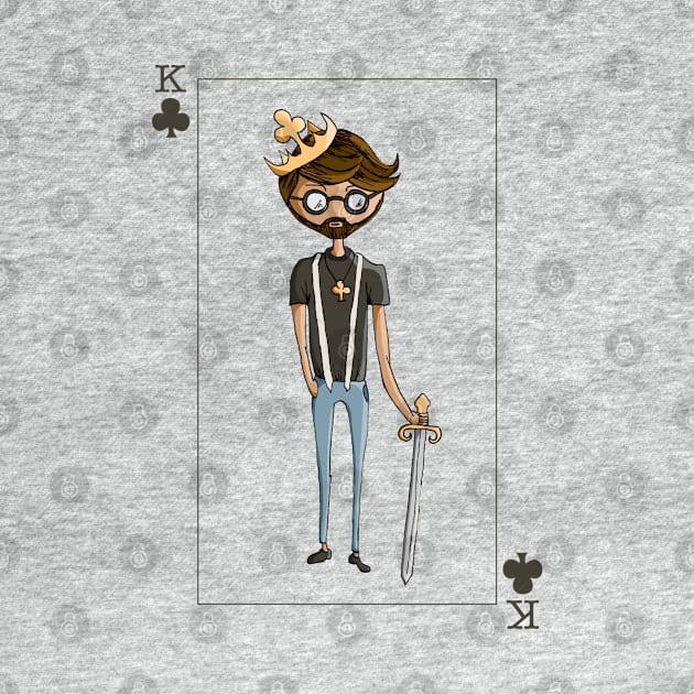 King of Clubs by Jasmine Allan Draws